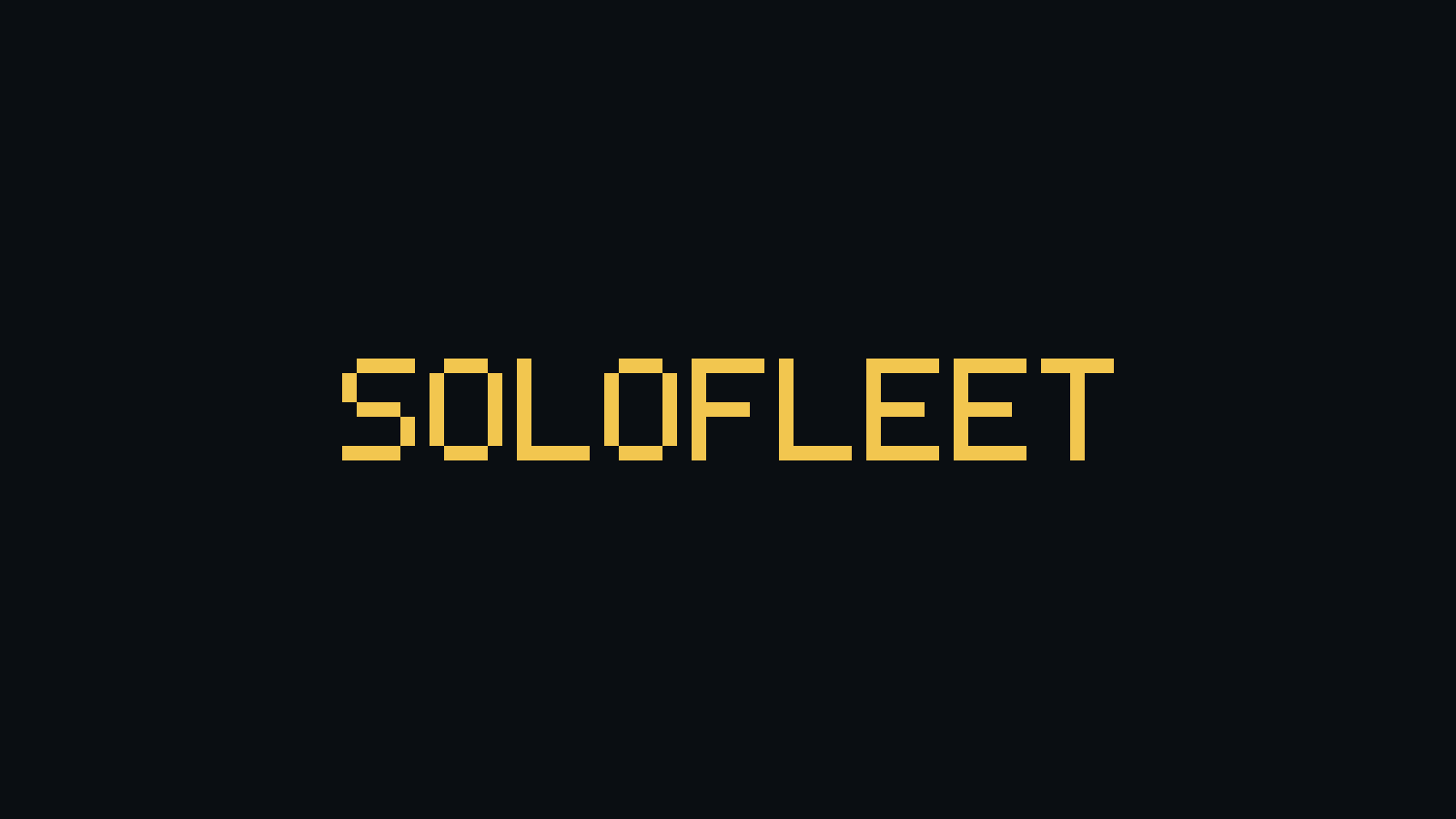 SoloFleet starmap